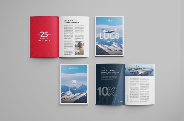 LUC8 – Le magazine annuel d’Albinati Aeronautics – Édition 25 ans